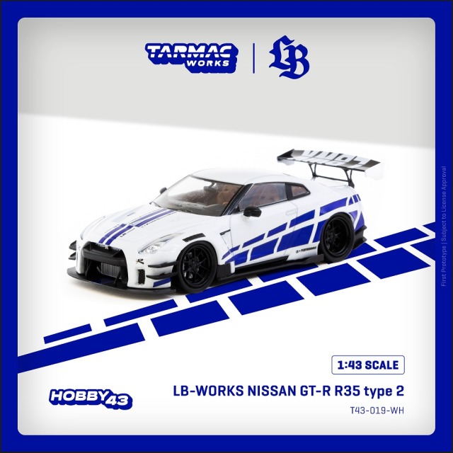 Tarmac(ターマック) 1/43 (ダイキャスト製) LB-WORKS NISSAN GT-R R35
