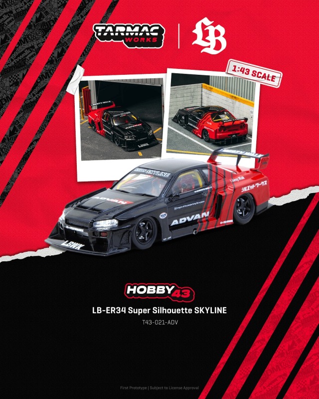 Tarmac(ターマック) 1/43 (ダイキャスト製) LB-ER34 Super