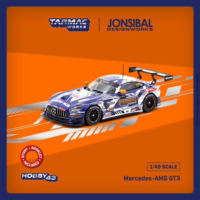 Tarmac（ターマック）1/43 Mercedes-AMG GT3 Macau GT Cup 2022 Winner Craft-Bamboo Racing