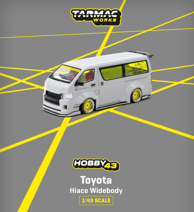 Tarmac（ターマック）1/43 Toyota Hiace Widebody Grey ガリバー