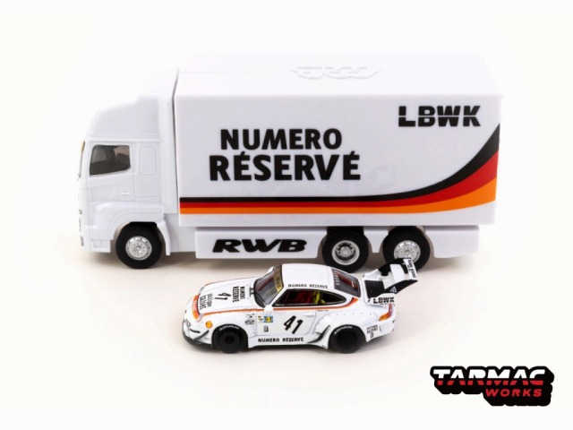Tarmac（ターマック）1/64 RWB 993 LBWK With Truck Packaging