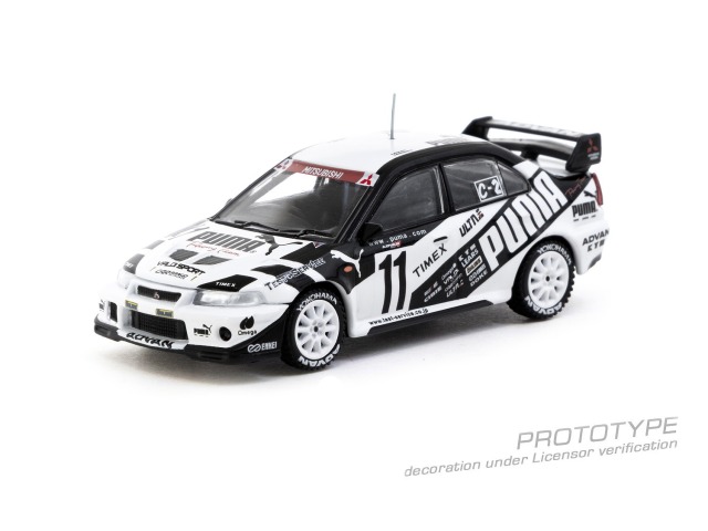 Tarmac(ターマック) 1/64 (ダイキャスト製) Mitsubishi Lancer Evolution VI TME Super Taikyu Series 2000 中谷 明彦／木下 隆之