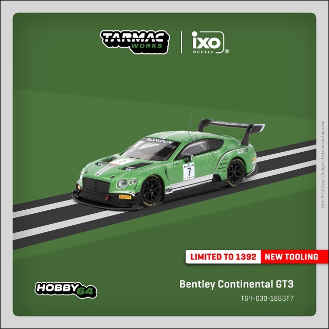 価格変更 1/18 TSM ベントレーGT3 #82014 限定300台未展示品