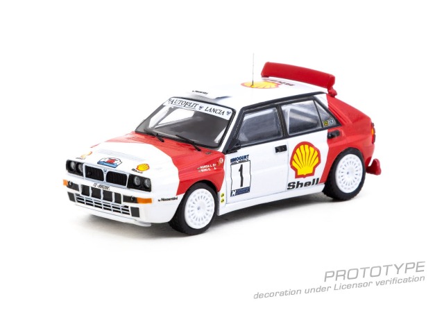 Tarmac(ターマック) 1/64 (ダイキャスト製) Lancia Delta HF Integrale Mog?rt-Salg? Rallye 1993 Winner L?szl? Sen Ranga／Ern? B?ki