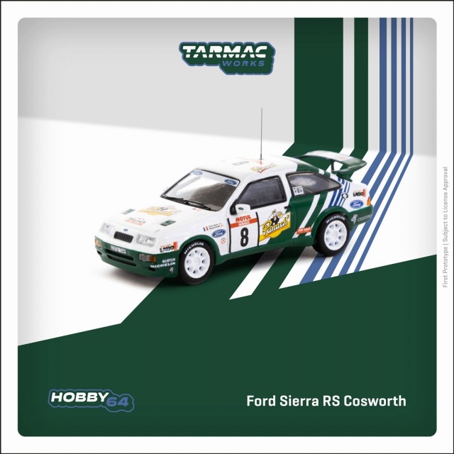 Tarmac（ターマック）1/64 Ford Sierra RS Cosworth Tour de Corse Rallye de France 1988 Winner