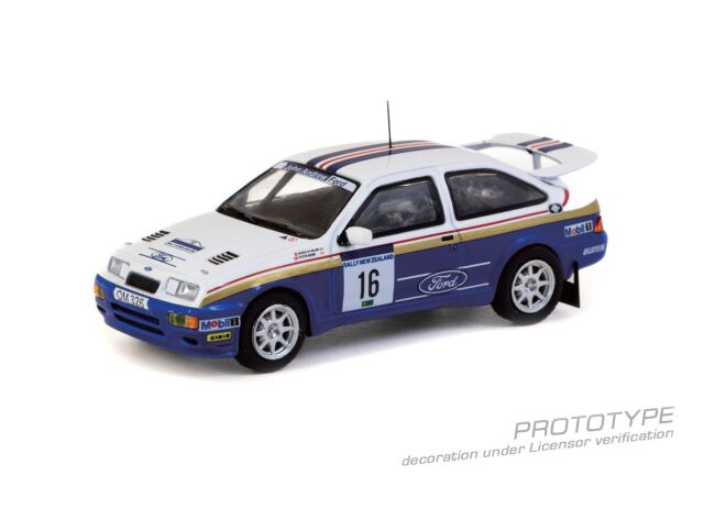 Tarmac（ターマック）1/64 フォード シエラ RS コスワースラリー of ニュージーランド 1989 Saeed Al-Hajri / Steve Bond