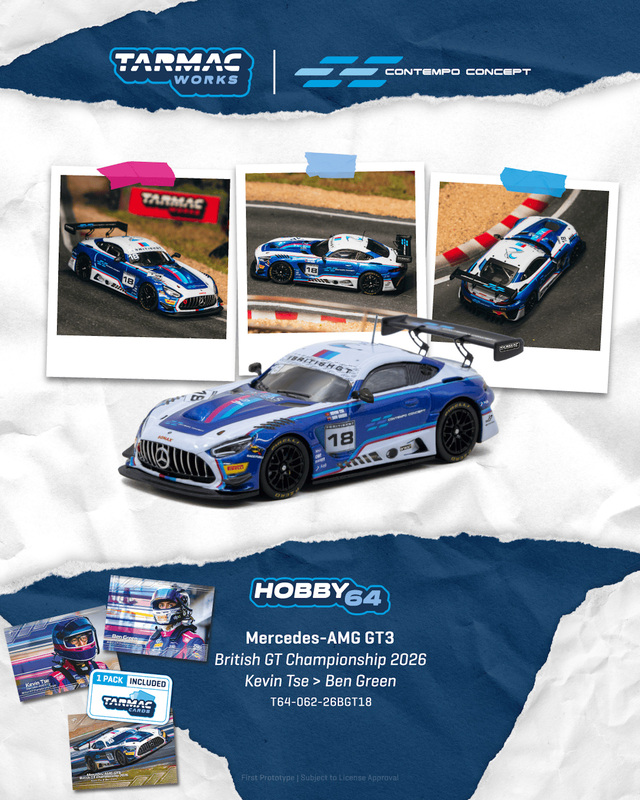 Tarmac(ターマック) 1/64 (ダイキャスト製) Mercedes-AMG GT3 British