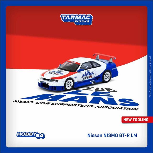 Tarmac(ターマック) 1/64 (ダイキャスト製) Nissan NISMO GT-R LM Test Car