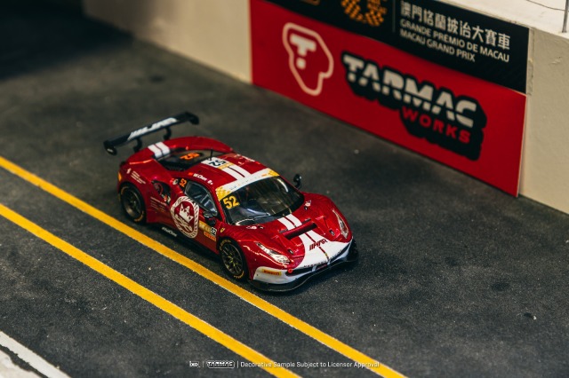 Tarmac(ターマック) 1/64 (ダイキャスト製) Ferrari 488 GT3 Macau GT