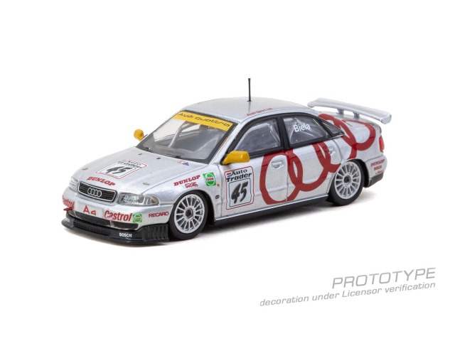 [予約]Tarmac(ターマック) 1/64 (ダイキャスト製) Audi A4 quattro BTCC 1996 Champion Frank Biela