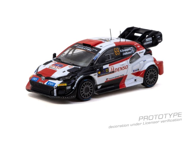 [予約]Tarmac(ターマック) 1/64 (ダイキャスト製) Toyota GR YARIS Rally1 HYBRID Central European Rally 2023 WRC World Champion 2023 Kalle Rovanper? / Jonne Halttunen