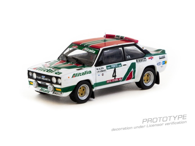 Tarmac(ターマック) 1/64 (ダイキャスト製) FIAT 131 ABARTH Rally Rallye de Portugal - Vinho do Porto 1978 Winner Markku Alén／Ilkka Kivimäki