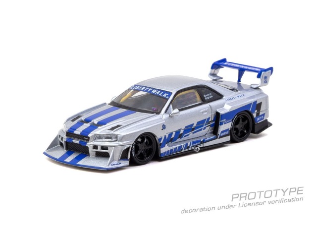 [予約]Tarmac(ターマック) 1/64 (ダイキャスト製) LB-ER34 Super Silhouette SKYLINE MGMINI