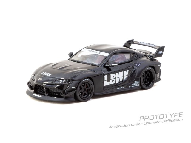 [予約]Tarmac(ターマック) 1/64 (ダイキャスト製) LB-WORKS TOYOTA SUPRA (A90) Black