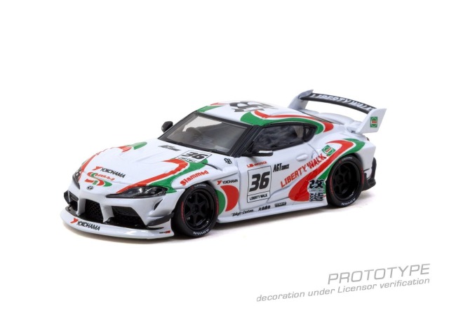 [予約]Tarmac(ターマック) 1/64 (ダイキャスト製) LB-WORKS TOYOTA SUPRA (A90) White