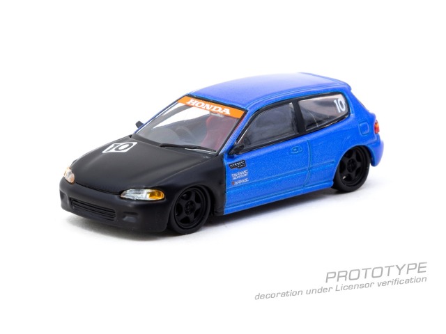 [予約]Tarmac(ターマック) 1/64 (ダイキャスト製) Honda Civic EG6  Tarmac Works 10th Anniversary