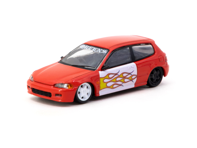 Tarmac(ターマック) 1/64 (ダイキャスト製) Honda Civic EG6 New York Sunshine ※限定100個