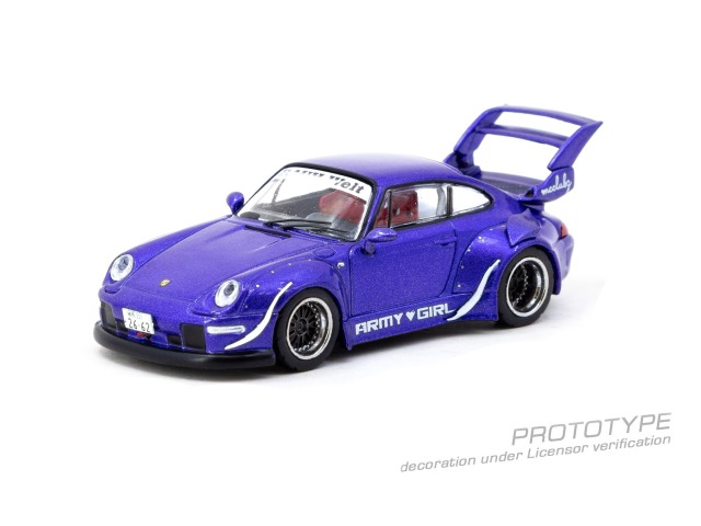 Tarmac(ターマック) 1/64 (ダイキャスト製) RWB 993 ARMY GIRL