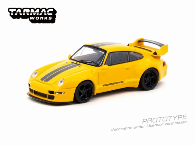 Tarmac（ターマック）1/64 993 Remastered By Gunther Werks Yellow