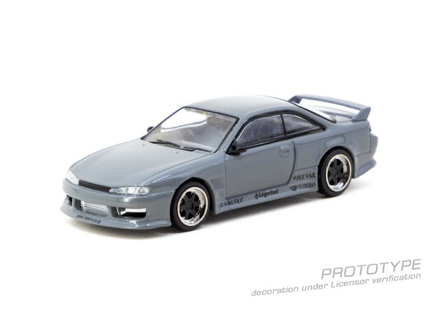 Tarmac(ターマック) 1/64 (ダイキャスト製) VERTEX Silvia (S 14) Grey