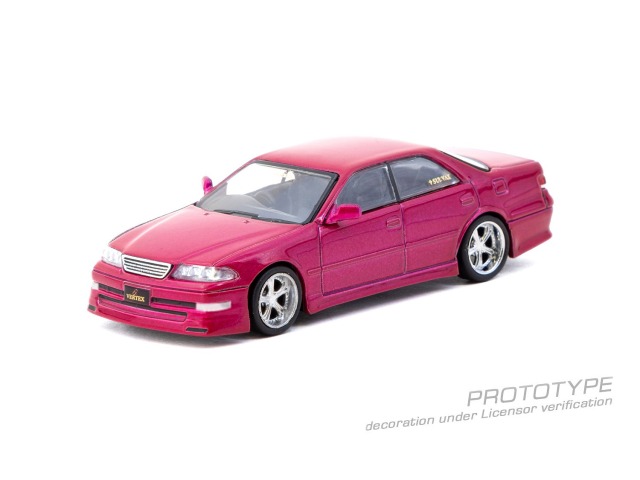 [予約]Tarmac(ターマック) 1/64 (ダイキャスト製) VERTEX Toyota Mark II JZX100 Red Metallic