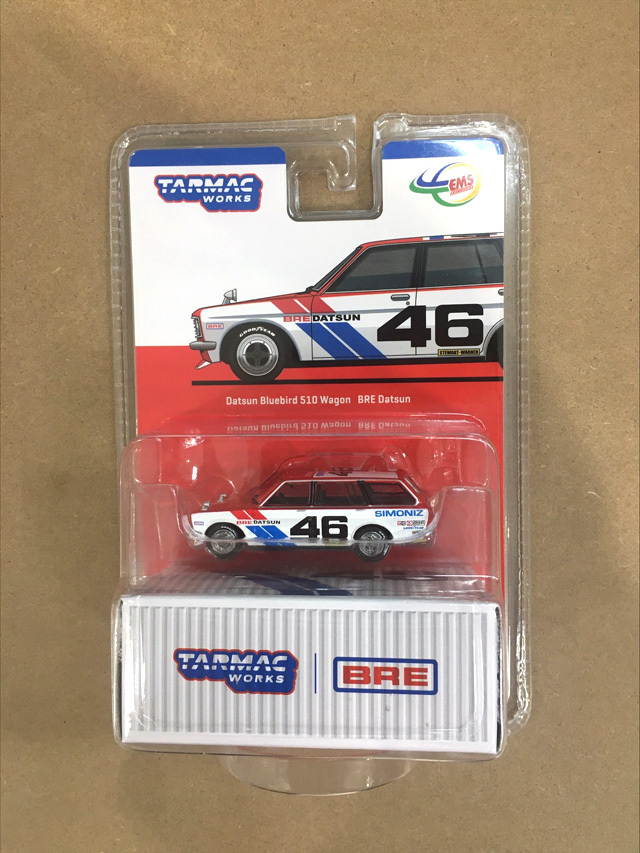Tarmac（ターマック）1/64 ダットサン ブルーバード510 ワゴン BRE カラー #46 ※インドネシア限定