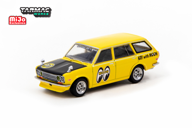 Tarmac（ターマック）1/64 MIJO EXCLUSIVE DATSUN BLUEBIRD 510 WAGON MOONEYES SPECIAL EDITION