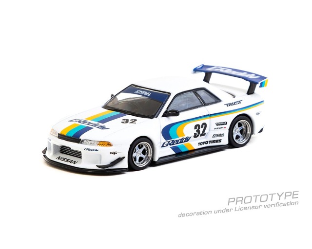 Tarmac(ターマック) 1/64 (ダイキャスト製) NISSAN SKYLINE GT-R R32 WIDEBODY JONSIBAL DESIGNWORKS GREDDY LIMITED EDITION ※限定550個