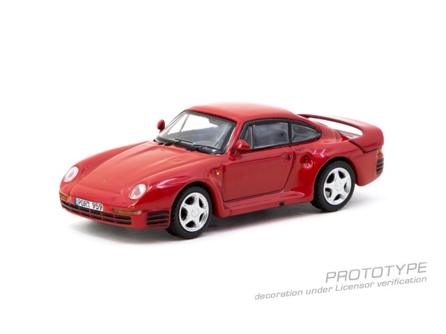 Tarmac(ターマック) 1/64 (ダイキャスト製) Porsche 959 レッド