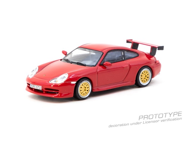 [予約]Tarmac(ターマック) 1/64 (ダイキャスト製) Porsche 911 GT3 (type 996) Red