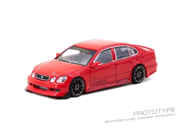 [予約]Tarmac(ターマック) 1/64 (ダイキャスト製) VERTEX Toyota Aristo JZS161 Red