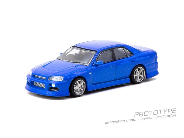 [予約]Tarmac(ターマック) 1/64 (ダイキャスト製) URAS Skyline ER34 Blue ※ブリスターパック