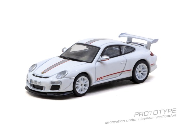 [予約]Tarmac(ターマック) 1/64 (ダイキャスト製) Porsche 911 GT3 RS 4.0 (997.2) White ※ブリスターパック