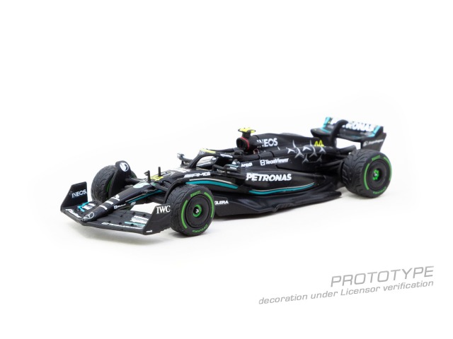 Tarmac(ターマック) 1/64 (ダイキャスト製) Mercedes-AMG F1 W14 E Performance Monaco Grand Prix 2023 Lewis Hamilton