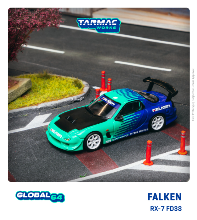 Tarmac（ターマック）1/64 FALKEN RX-7 FD3S