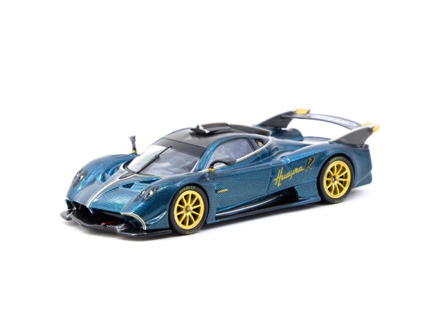 [予約]Tarmac(ターマック) 1/64 (ダイキャスト製) Pagani Huayra R Turquoise Carbon Fiber ※限定80個