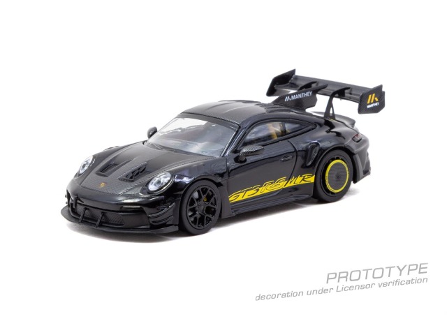 [予約]Tarmac(ターマック) 1/64 (ダイキャスト製) Porsche GT3RS (992.1) MR Black Yellow Tarmac Special Edition