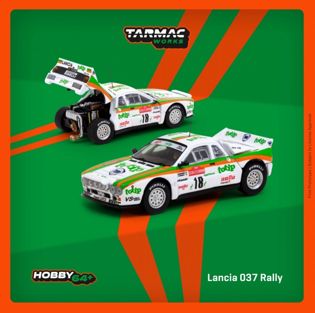 Tarmac（ターマック）1/64 Lancia 037 Rally Rallye Sanremo 1983