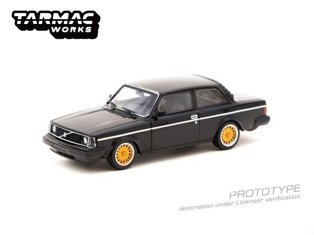 Tarmac（ターマック）1/64 Volvo 242 Custom Black ガリバー
