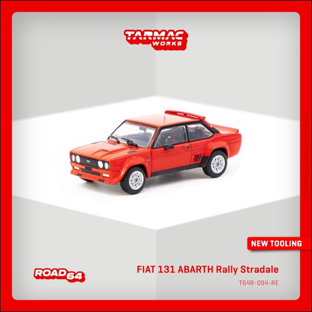 [予約]Tarmac(ターマック) 1/64 (ダイキャスト製) FIAT 131 ABARTH Rally Stradale Red