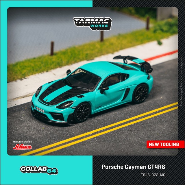 予約]Tarmac(ターマック) 1/64 (ダイキャスト製) Porsche Cayman