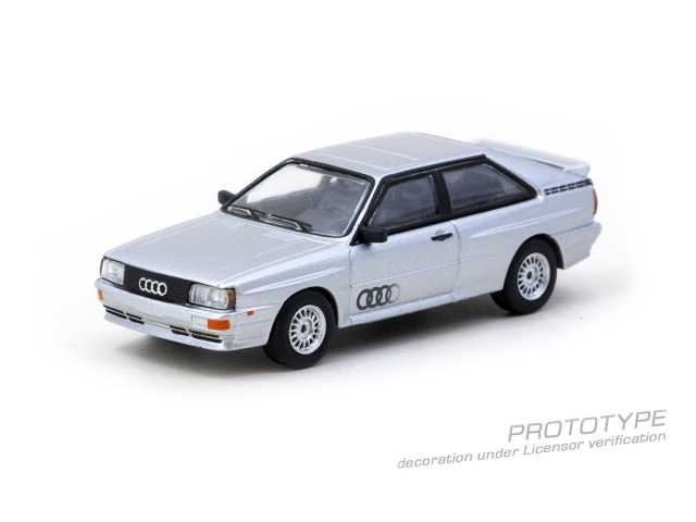 [予約]Tarmac(ターマック) 1/64 (ダイキャスト製) Audi Quattro Silver