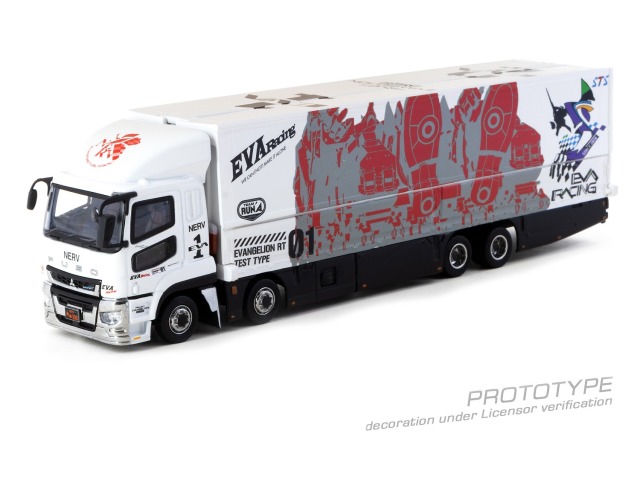 [予約]Tarmac(ターマック) 1/64 (ダイキャスト製) Mitsubishi Fuso Super Great EVA Racing