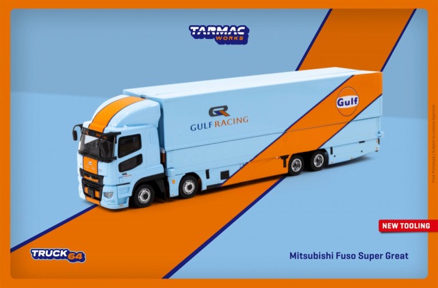 Tarmac（ターマック）1/64 Mitsubishi Fuso Super Great GULF Racing