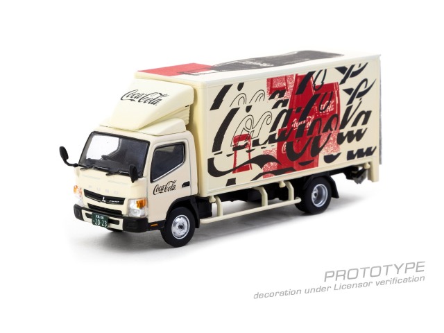 Tarmac(ターマック) 1/64 (ダイキャスト製) Mitsubishi Fuso Canter COCA- COLA