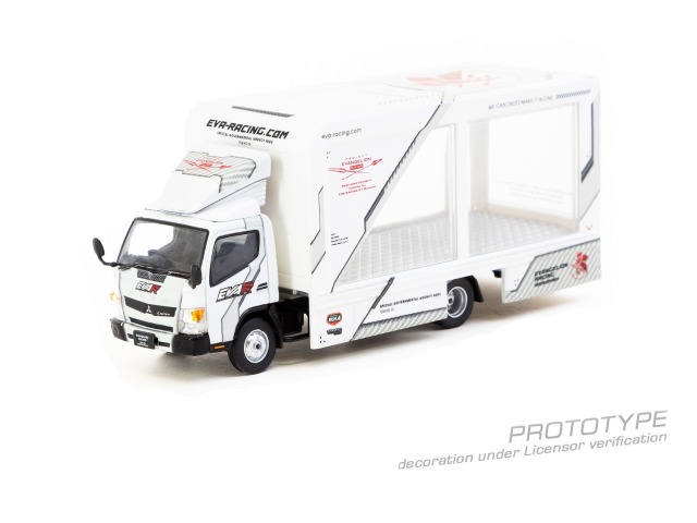 Tarmac(ターマック) 1/64 (ダイキャスト製) Mitsubishi Fuso Canter EVA Racing