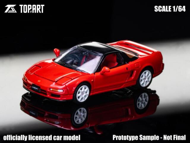 [予約]TopArt MODEL 1/64 (ダイキャスト製) Honda NSX-R  (NA1) 1992-95 Standard Red