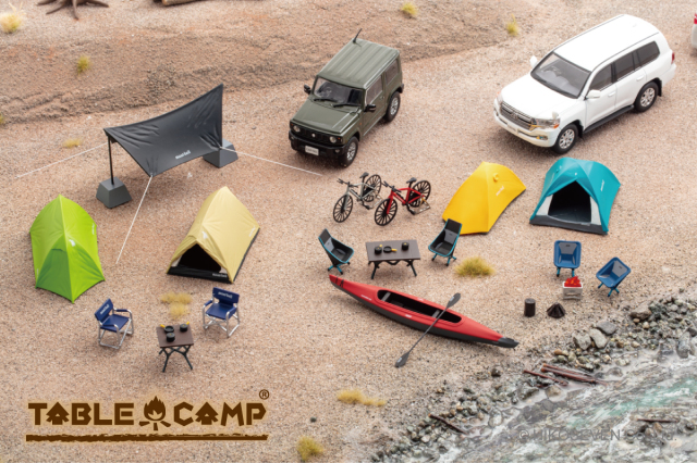 TABLECAMP 1/43 モンベル キャンプセット ステラリッジテント