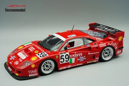 [予約]Tecnomodel(テクノモデル) 1/12 (レジン製) フェラーリ F40 LM ドライバー 24時間 1996 P.Nappi/ R. Donovan/ T.Oota