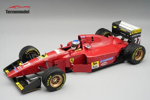 [予約]Tecnomodel(テクノモデル) 1/18 (レジン製) フェラーリ 412T1B 日本GP 1994 Jean Alesi レインタイヤ車 ドライバーフィギュア付き